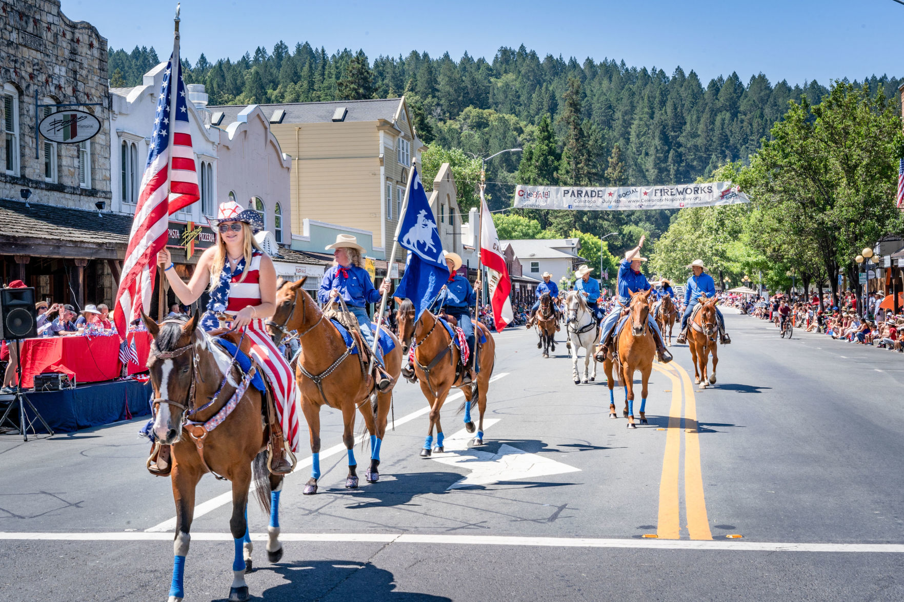 Calistoga Fourth of July parade 2019